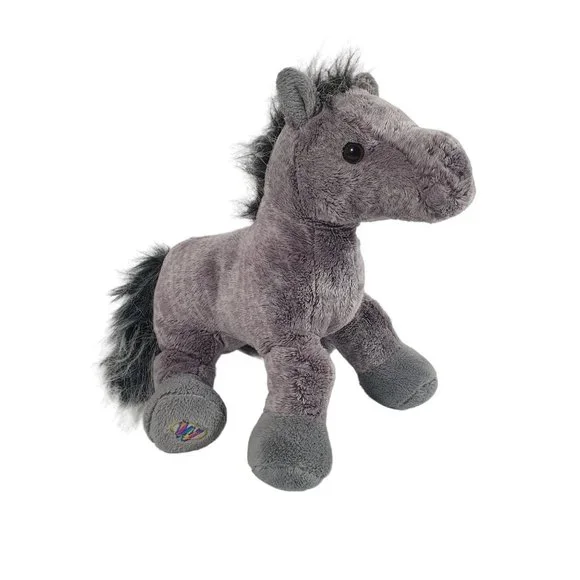 Webkinz Ganz Pony Plush Toy Child HM098 Soft Clean NO CODE Grey Arabian Horse - Picture 5 of 7